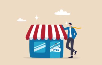 Startende ondernemer werkt aan een ondernemingsplan om een bedrijf te starten in Nederland