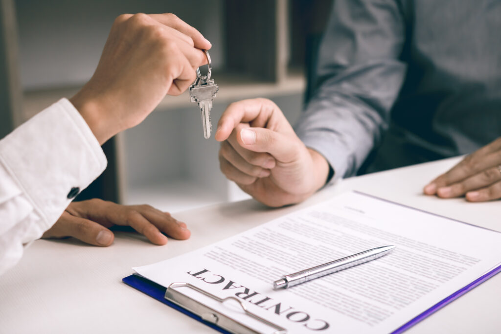 Ondernemingsplan voor verhuurder pand sleuteloverdracht en contract
